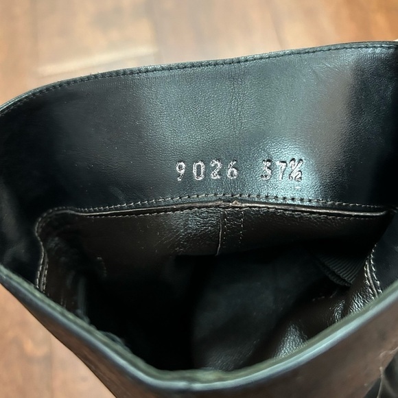 Roberto Del Carlo Black LeatherTall Riding Equestrian Boots, Size US 7.5 EU 37.5 - Picture 11 of 14